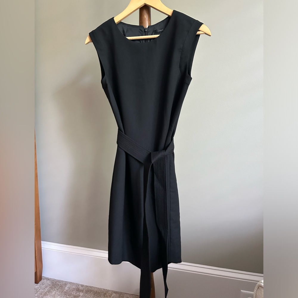 J Crew Sleeveless Wool Dress Size 0 - Picture 2 of 6
